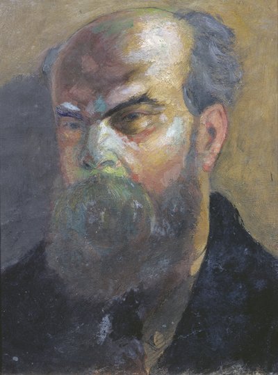 Portret van Paul Verlaine (1844-96) door F.A. Cazals